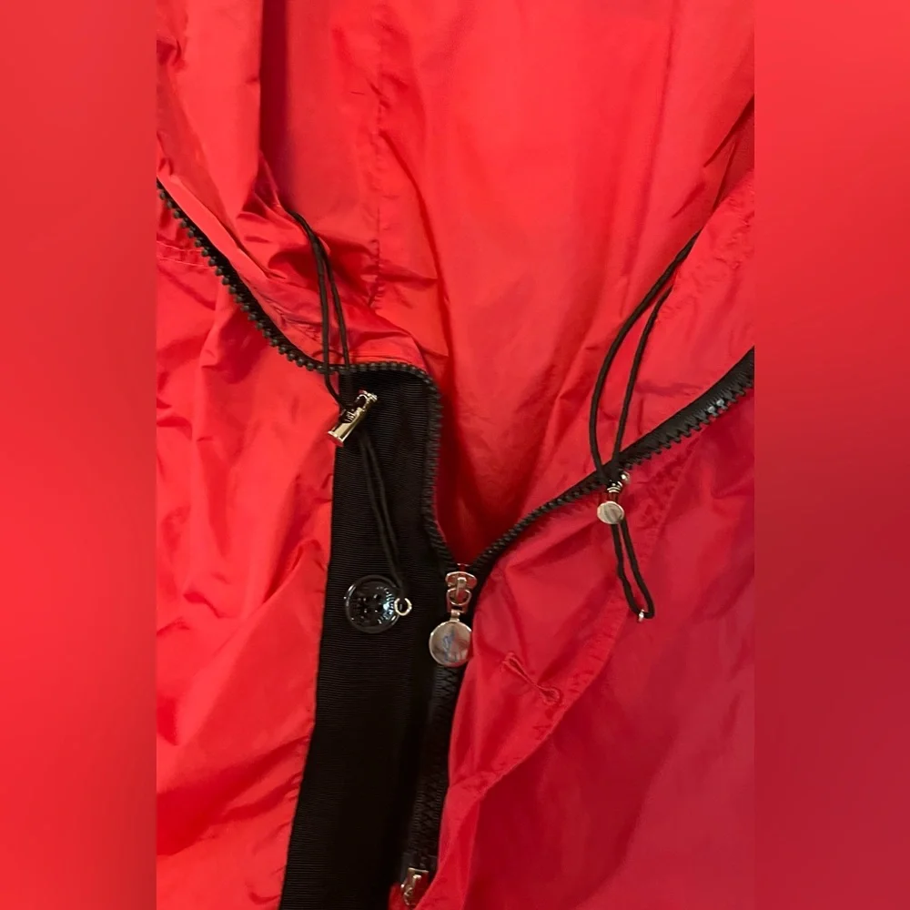 Moncler Vibrant Red/Pink windbreaker Jacket size small - Picture 9 of 12